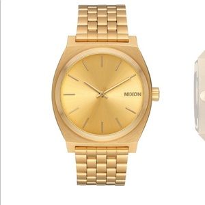 Gold Nixon Watch